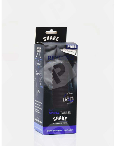 Masturbator Spiral Tunnel Shake Czarny