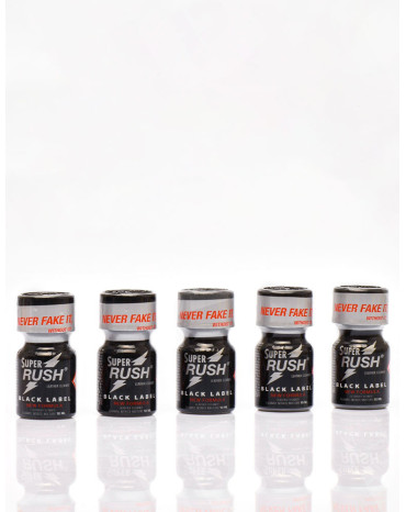 Super Rush Black Label 10 ml x5