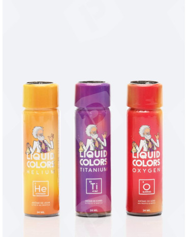 Pakiet Plaisir Quantic Liquid Colors (3 poppers)