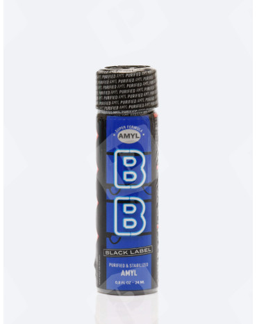 Poppers BB Amyl Black Label 24 ml - Długa Butelka