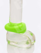 pierścień na penisa the wedge zielony