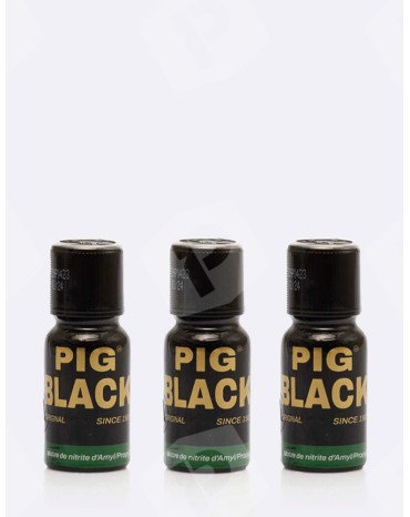 Pack Pig Black 15 ml x3