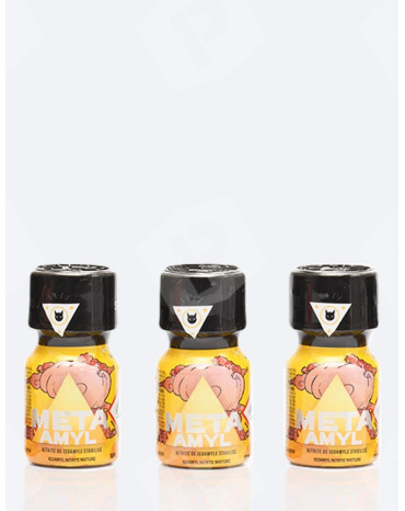 Pakiet 3 Poppers Meta Amyl 10 ml