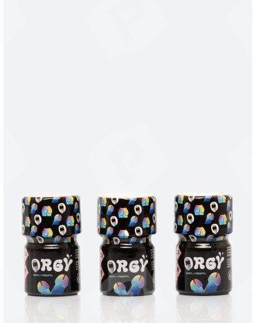 Zestaw 3 Poppers Orgy 15 ml