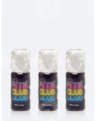 Zestaw 3 Poppers Private Club 10 ml