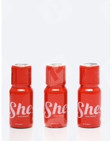 Poppers She 15 ml x3