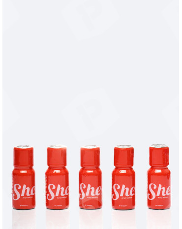 Poppers She 15 ml x5