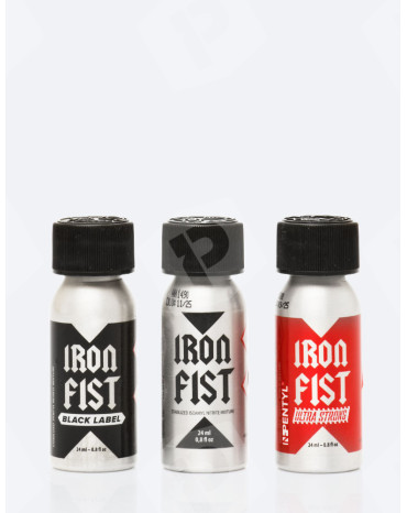 Zestaw 3 Poppers Iron Fist 24 ml