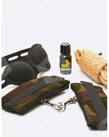 Zestaw Bondage: Poppers + akcesoria