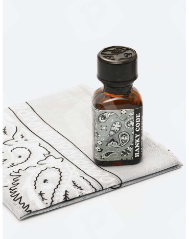 Poppers Hanky Code Szary 24 ml + chustka