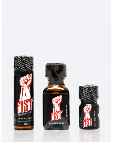 Pack Poppers Trio Fist Black Label: Dla przyjemności analnej