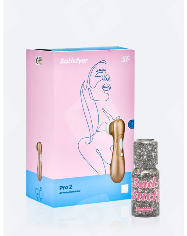 Pakiet Satisfyer Pro 2 + Poppers Bad Bitch