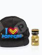 Pakiet czapka + Poppers Rush Gold 10ml