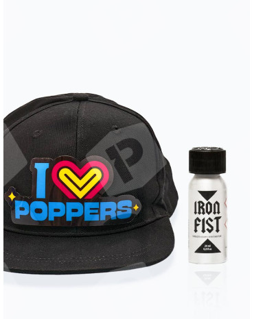 Zestaw czapka + poppers Iron Fist 24 ml