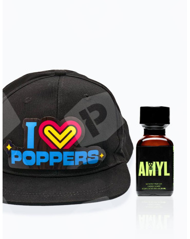 Zestaw czapka + poppers Amyl 24 ml